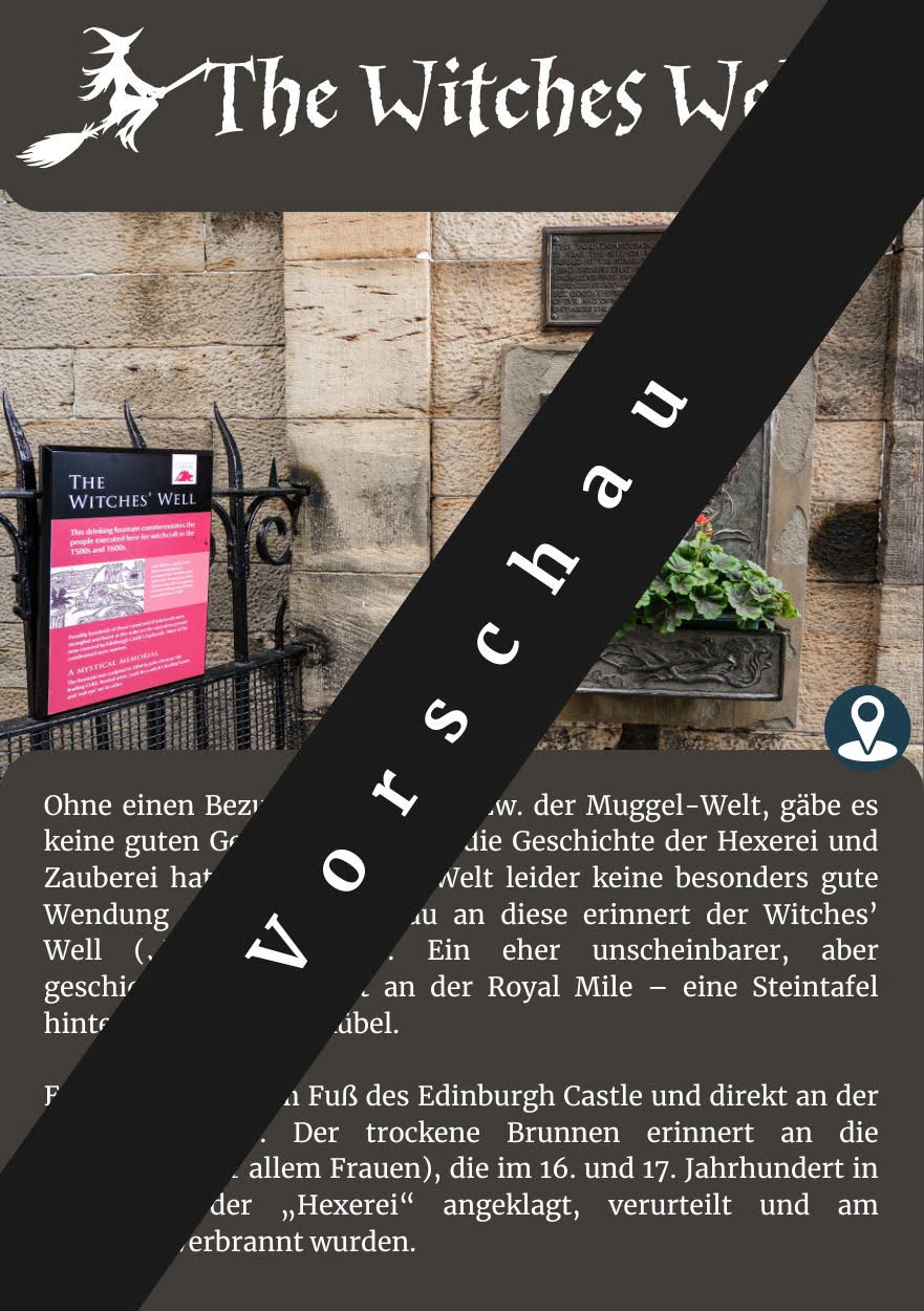 Stadtführer Edinburgh für Fans von Magie und Harry Potter Geschichten
