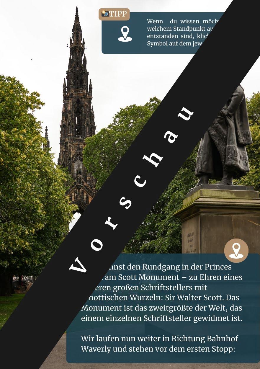 Stadtführer Edinburgh für Fans von Magie und Harry Potter Geschichten